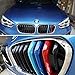Produktbild Fit B M W 1 Serie 2017 F52 9 Grill Clip in insurts M Power Motorhaube Kapuze Nieren Kühlergrill Streifen für Decor M Sport Tech 3 Farbe