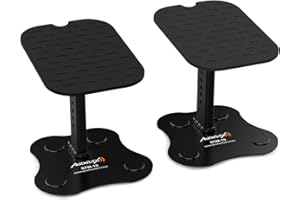 Audibax NEO STM-10 Soportes Monitores/ Altavoces Estudio para Mesa Regulables (Pareja)