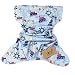 iZiv(TM) Newborn Nappy with 1 Thick Insert Infant Waterproof/Adjustable/Reusable/Washable Pocket Cloth Nappy Fit Babies 0-3 Years(Sea Sail)