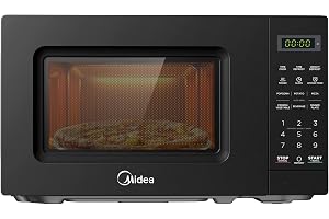 Midea 20L Solo Microwave Oven with Digital Touch Control, 700W, Child Lock, Memory Function, Defrost-by-weight-or-time, Fast Reheat, Push Button Door Opening, Best for Home & Office, Black, EM721BK