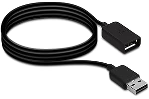 kwmobile Câble USB Compatible avec Polar M200 / Huawei Band 4 câble - Câble Rechange Chargeur Fitness Tracker Montre connectée - Noir