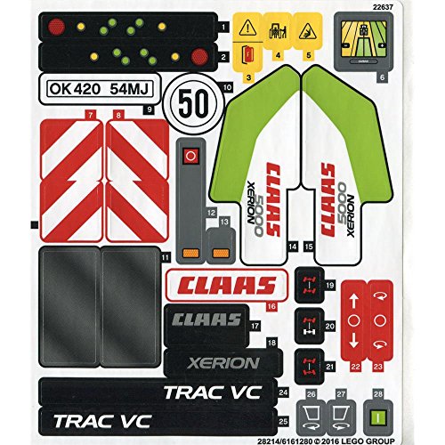 Preisvergleich Produktbild LEGO® Aufkleber für Set 42054 - (28214 / 6161280)