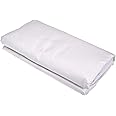 Nuit des Vosges 2094459 Cotoval Fitted sheet Plain Color Cotton White 80 x 190 cm