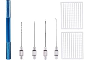 MILEPETUS Carp Fishing Bait Needle Set: Carp Coarse Fishing Hair Rig Baiting Needle Swinger Driller Tool Kit