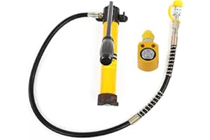 Oumefar 5T martinetto idraulico portatile separato martinetto kit sollevamento auto con pompa manuale, carrozzeria camion, costruzioni