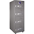 Mahmayi Secureplus Filing Cabinet, H 154.9 X W 53 X D 68 cm, Grey, Sd680-4Dkdigital