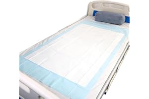 GADGETKING 10 Pack Disposable Incontinence Bed Pads Protection Sheets Absorbency 160x80cm Extra Large XL Patient For Adults Single Absorbent Protective Sofa Chair Mattress Wetting Underpads Protector Child Kids