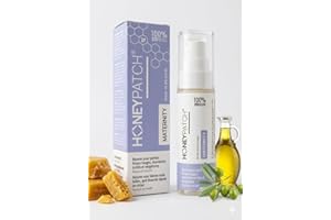 HONEYPATCH HONEY PATCH - Baume allaitement comestible pour maman et bébé - Crevasses, mamelons irrités et vergetures - Cire d'abeille médicale et huile d'olive bio - Stérilisé et comestible - 30ml