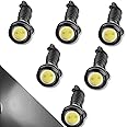 CTRICALVER High Power 18mm 9W Eagle Eye LED Light,Car Motorcycle DRL Daytime Running Light Fog Lamp Reversing Light Marker Light 12V Waterproof(white，6PCS)