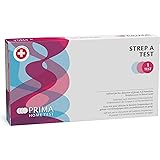 Strep A Test - Tampone Faringeo per la Rilevazione dello Streptococco del Gruppo A (1 Test) - Clinicamente validato anche su 