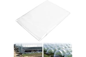 XCDMJ Film en polyéthylène transparent pour serre, extra épais et indéchirable, film de jardin en polyéthylène, pour couvrir les parterres de légumes, tunnel, film pour maison de tomates (2 x 3 m)