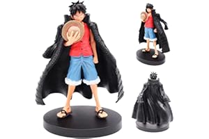 YISKY One Piece Anime Luffy Figuras, One Piece Luffy Acción Estatua, One Piece Anime Personaje Modelo, One Piece PVC Figura Modelo Juguetes, One Piece Luffy Figuras, para Niños Cumpleaños Regalo