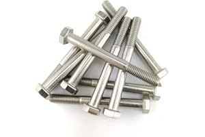 GLOBSTAR Tornillo de Cabeza Hexagonal Rosca Parcial Acero Inoxidable DIN 931 (M8x100) x20