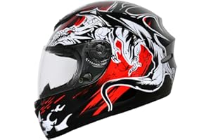 Zorax ZOR-819 Dragon S (55-56cm) Full Face Motorbike Helmet Motorcycle Helmet - ECE 2206 Approved