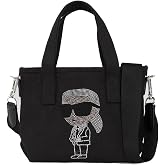 Karl Lagerfeld Mini Omuz &Ccedil;antası, Standart, A3W50023, Siyah, Kadın