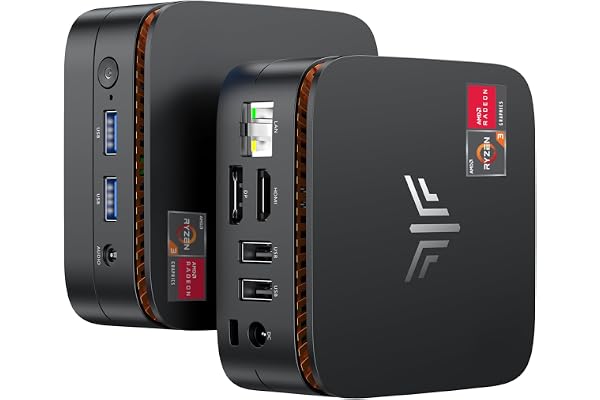 NiPoGi Essenx E1 Mini PC AΜD Ryzen 3250U W11 Pro(2C/4T,Max 3,5GHz,Mieux Que 3200U/N100) 8Go DDR4 RAM+256Go SSD,4K Dual Display(HDMI 2.0+DP1.4) WiFi5/BT4.2/LAN,Ordinateur de Bureau Éducation