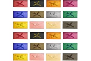 SLTAXAR 24 Piezas Sobres Papel Kraft Colores 10.8*21.8cm Sobres de Dinero para Realo Sobres de Colores Grandes con Cintas Sobres Coloridos Sobres Bonitos para Cartas para Invitaciones Boda Cumpleaños