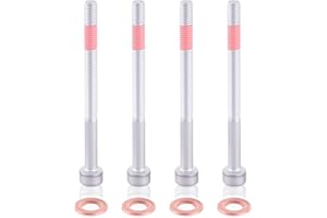 Dixhills Injector Clamp Bolt with Washer Seal Kit Compatible with A-CLASS W168 W169 B-CLASS W245 C-CLASS CL203 W202 W203 W204 E-CLASS W210 Replacement for A0009902907 A0039904012