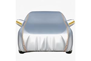 KARFRI Bâche Voiture pour Volkswagen Taigo Housse De Voiture Étanche Housse De Protection Extérieur Résistante Aux UV Au Vent Et À La Neige Bâche Voiture À Fermeture Éclair Respirante (Color : Silver)
