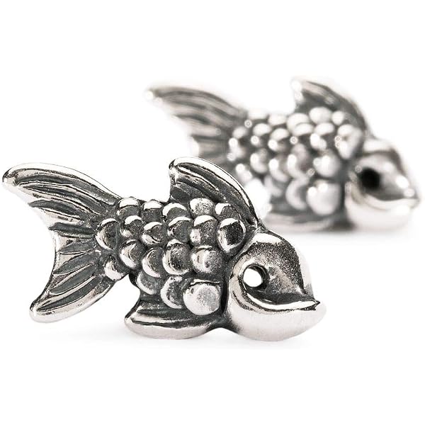 Beads Trollbeads TAGBE-00027 Bucaneve di Gennaio in argento 925