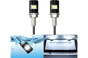 Xnourney License Plate Light, License Tag Screw Bolt LED, Super Bright 12V Waterproof License Plate LED Bulb Motorcycle Tag Lights Legal for Motorcycle Bike Truck RV ATV