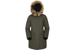 Mountain Warehouse Aurora Womens Down Jacket - Waterproof Ladies Jacket, Breathable Coat, Taped Seams, Down Proof Lining - For Autumn Winter, Camping