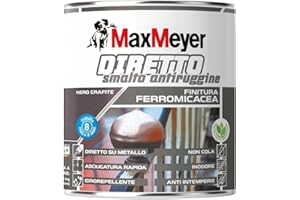 Maxmeyer Diretto Antiruggine Ferromicaceo Nero Grafite 0.75 L