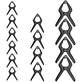 Amazon Basics 14-Piece Nylon Spring Clamp Set - 6 Pieces 8.57 cm, 4 Pieces 11.43 cm, 4 Pieces 16.51 cm