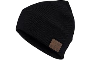 Loowoko LED Beleuchtete Mütze,Wiederaufladbare USB Laufmütze mit Licht Extrem Heller 8 LED Lampe Winter Warme Stirnlampe für Herren und Damen Geschenke