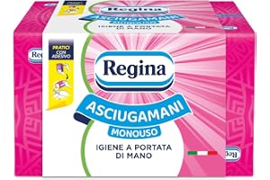 Regina Handdukar för engångsbruk – 100-pack praktiska och hygieniska engångshanddukar, 100% cellulosa FSC, biologiskt nedbrytbara, dispenserförpackning