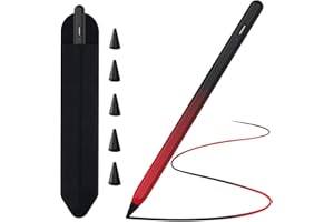 TQQ Stylus Pen for Apple iPad (2018-2024), 2nd Generation Pencil with Tilting Detection & High Precision, Compatible iPad 6th~10th Gen iPad Pro 11"/12.9"/13"iPad Air 3rd-6th iPad Mini 5th/6th