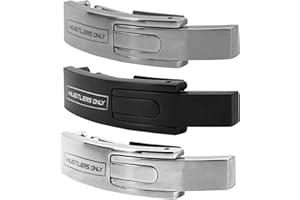 Hustlers Only Premium Lever Replacement Belt Buckle for Powerlifting Belts Heavy Duty Metal Lever Buckle Compatible with Standard Belts Elevate Your Powerlifting Experience