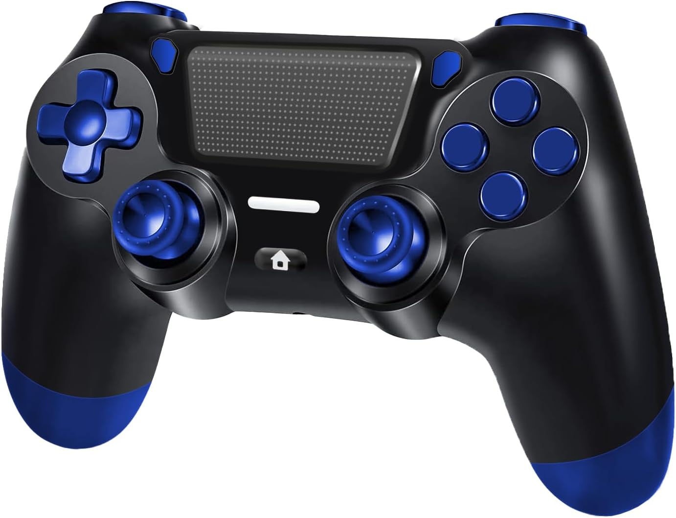 BJXOZ Wireless Controller for PS4, Gamepad for PS4/Slim/Pro/PC, with Hyper-Sensitive 360° Sticks, Vibration, Six-axis Gyroscope Sensor, Touchpad, Headphone Jack, Screenshot, Speaker