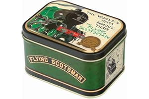 Elite Gift Boxes Flying Scotsman Train - Latta rettangolare piccola profonda, 105 x 78 x 42 mm