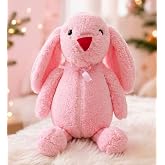Uyku Arkadaşım Uzun Kulak Bunny Peluş Tavşan 65 cm Pembe