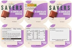 Morrisons 'M'Savers Chocolate Mousse, 6 Ea…|200