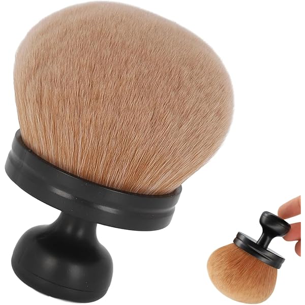 2er-Set Kabuki Pinsel Für Selbstbräuner & Foundation – Extra Groß, Weich & Streifenfrei
