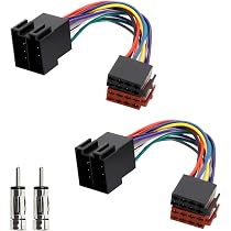 Adattatore ISO 16 Pin Per Autoradio | Compatibile Con VW, Opel, Mercedes | Con Cavo Giallo Per Memoria