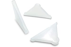 Ebamaz Triple Corner Protectors for Mirror/Glass/Metal Sheets Pack of 50PCS (4 X 37 mm)