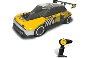 Mondo Motors Renault 5 Turbo 3E, Modelo a Escala 1:14, Velocidad de hasta 10 km/h, baterías Recargables Incluidas, Coche de Juguete 63853