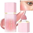 Liquid Blush Face Blusher Rouge Natural Smooth Blusher Pigment Long Lasting Creamy Soft Cheek Multi-purpose Stick Makeup With Cushion Cosmetics Liquid Facial Blush(Mystery)