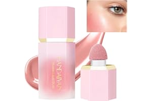 BELIKY GIRL Liquid Blush Face Blusher Rouge Natural Smooth Blusher Pigment Long Lasting Creamy Soft Cheek Multi-purpose Stick Makeup With Cushion Cosmetics Liquid Facial Blush(Mystery)