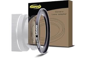 AMOPOFO 55mm Lens to 67mm Camera Filter Ring,55mm-67mm Step Up Ring For Filters,Made Of CNC Machined aluminum.for 67mm UV,ND,CPL Camera Filter accessories