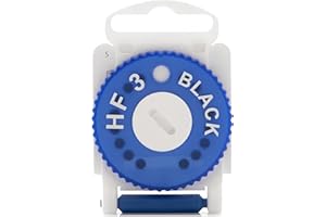 DLUSHE Filtros para Audífono HF3 - Protector de Cerumen - Bloquean la Cera y Protegen el Audífono - HF3 Black cerume filtro (Azul)