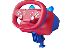 DOYO Gaming Steering Wheel, Wireless Bluetooth Racing Wheel with Dual Vibration Motors, Adjustable Vibration Feedback, Steering Wheel for PC, Switch, PS4, PS3, IOS, Android, Programmable Buttons