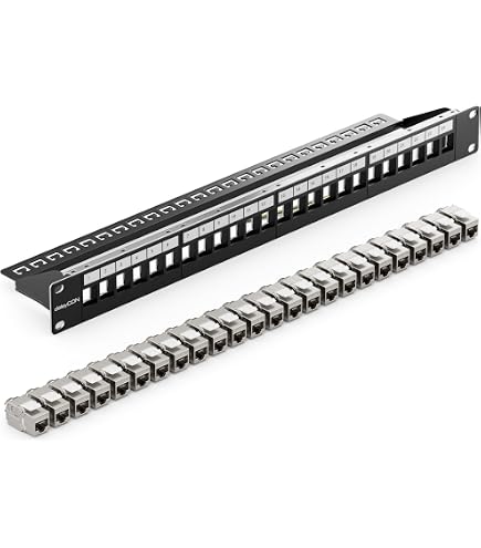 Patchbox ONE 30 RU – Panneau Brassage 24 Ports, Gestion Câbles Rétractable, Cat.6a