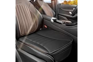 ‎TSUMBAY Tsumbay Autositzkissen Reiner Memory-Schaum Sitzkissen Komfort Sitzschutz mit Rutschfester Unterseite Universal für die Verwendung im Home Car Office Stuhl - 1Pack