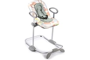 BÉABA, Up&Down - Hamaca ajustable en altura, unisex para bebés y niños, 3 posiciones de inclinación, arnés de seguridad 5 Puntos, reductor de nacimiento, Artline