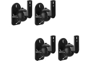 ‎MACLEAN Maclean MC-526 Profesjonalne Ścienne Uchwyty Głośnikowe o Maksymalnym obciążeniu: aż 7 kg (2 x 3,5 kg), 2x Uniwersalne Statywy na Głośniki Mocowane na Ścianę, Regulowane Uchwyty na Kolumny