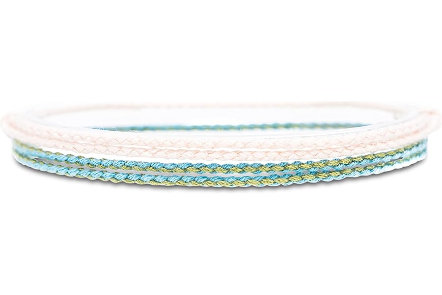 Made by Nami Cavigliera Surfer Set di 2 Uomo e Donna - Cavigliera Sottile Boho Hippie Etnico - Accessori Fatti a Mano per Fes